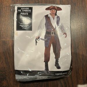 Shiver Me Timbers Pirate Costume M